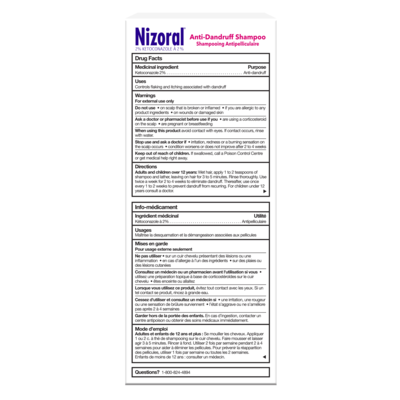 Nizoral Anti-Dandruff Shampoo 200 ml, $15.75/100ml