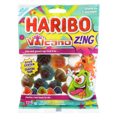 Haribo Volcano Gummy Candies Share Size 175 g, $2.28/100g