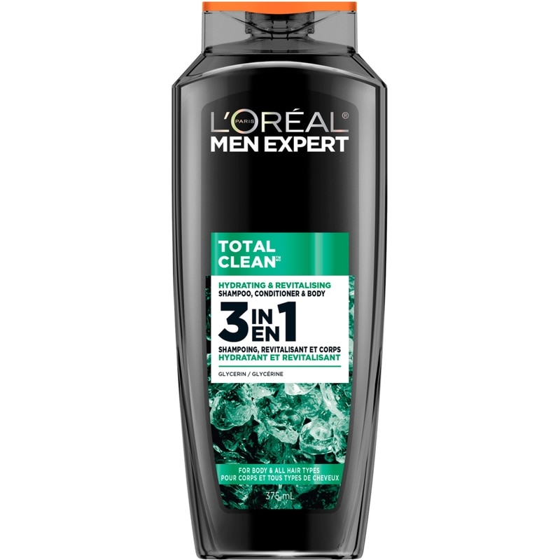Men Expert Total Clean 3-In-1 Shampoo