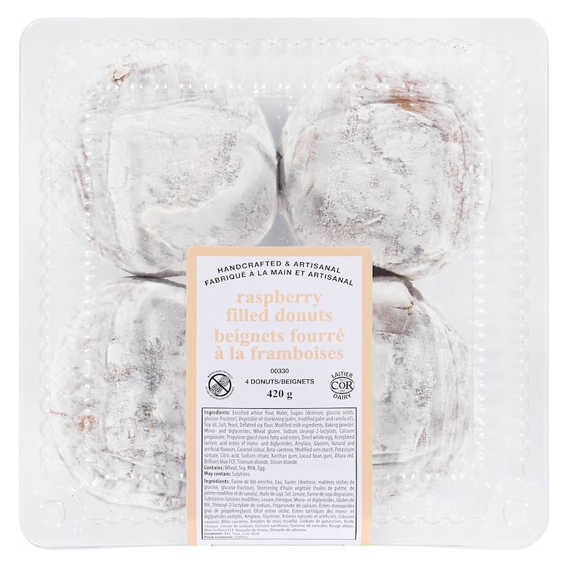 Raspberry Filled Donuts