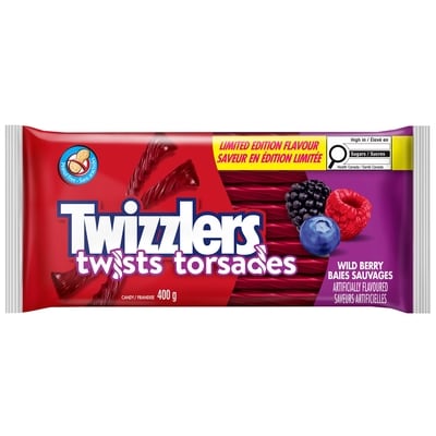 Twizzlers Wild Berry Twists Candy 400 g, $0.82/100g