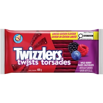 Twizzlers Wild Berry Twists Candy 400 g, $1.07/100g