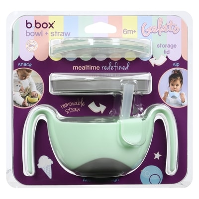 B.BOX Gelato Bowl + Straw Pistachio 6m+ 1 ea, $14.44/1ea