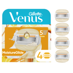 Gillette MoistureGlide Women's Razor Blades, With Built-in Shave Gel Bars, 4 Razor Blade Refills 4 ea, $6.75/1ea