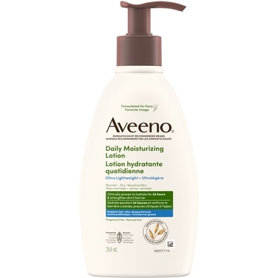 Aveeno Lotion hydratante quotidienne ultralégère 354 ml, 5,65 $/100ml