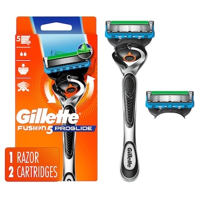 Gillette ProGlide Shaving Razor for Men, 1 Razor Handle, 2 Razor Blade Refills, FlexBall Razor Handle and Precision Trimmer for Men 1 ea, $22.99/1ea
