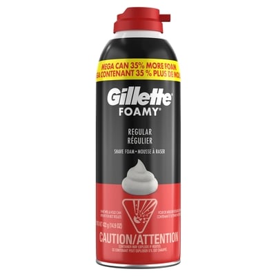 Gillette Mousse à raser pour hommes  originale, parfum Original, 507 g (14,9 oz) 422 g, 1,42 $/100g