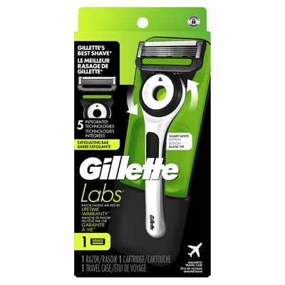 Gillette Manche de rasoir pour hommes édition blanc vif, 1 cartouche, 1 étui 1 ea, 27,99 $/1ch