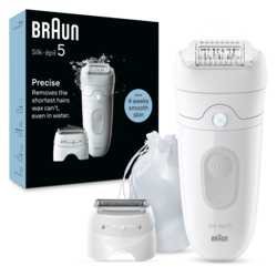 Silk-épil 5 Epilator, Wet & Dry, Includes Shaver Head, SE5-041