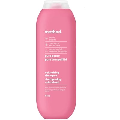 Method Shampooing pure tranquillité pivoine, eau de rose et quinoa 414 ml, 3,62 $/100ml