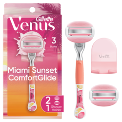 Gillette Miami Sunset Comfortglide, 1 Women's Razor, 2 Refills 1 ea, $21.99/1ea