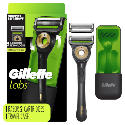 Gillette Manche de rasoir, édition noire et dorée, 2 cartouches, 1 étui 1 ea, 39,99 $/1ch