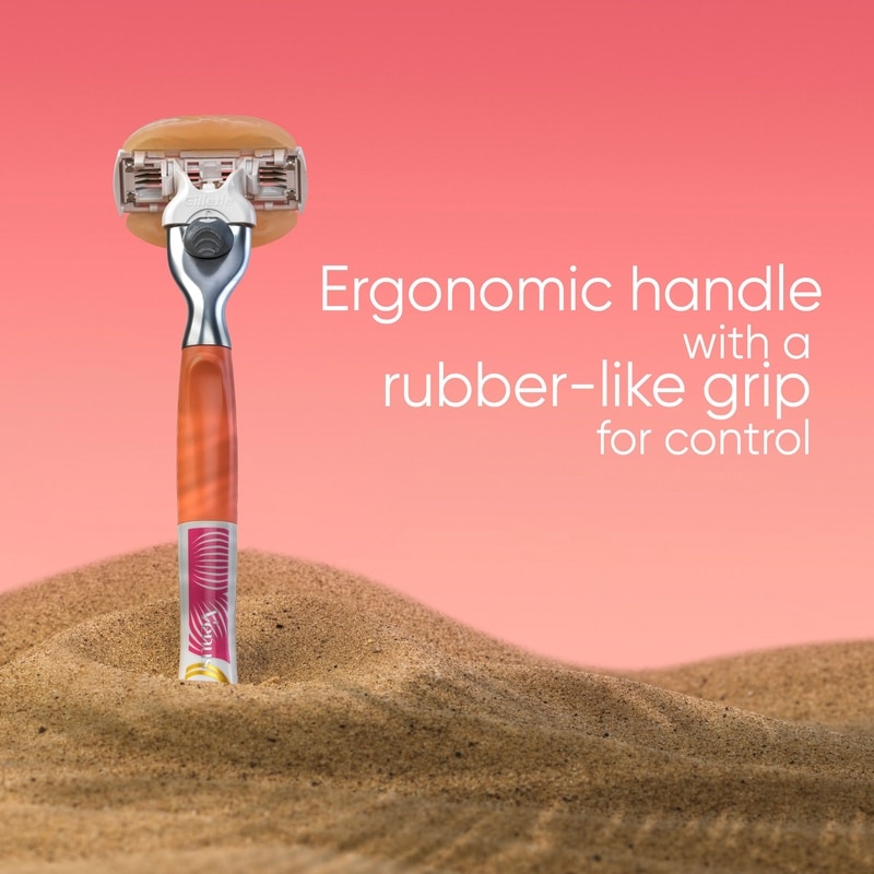 Miami Sunset Comfortglide, Women's Razor Refills, 6 ct