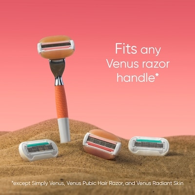Miami Sunset Comfortglide, Women's Razor Refills, 6 ct