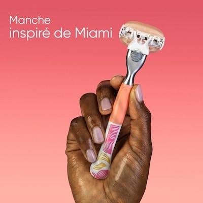 Gillette Rasoir GlisseConfort Crépuscule à Miami, cartouches de rasoir pour femmes, 6 unités 6 ea, 5,67 $/1ch