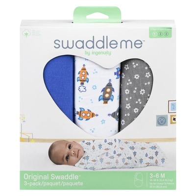 SWADDLEME Original Swaddle 3-6 M 1 ea, $42.49/1ea