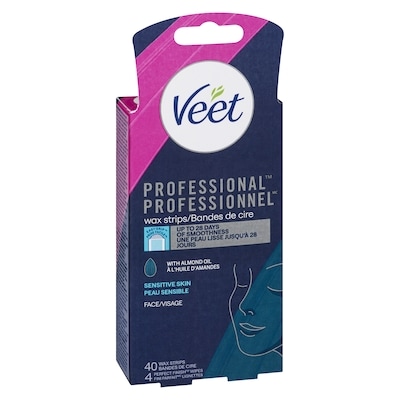 Professional bandes de cire peau sensible visage