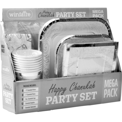 null Chanukah Party Set (Silver) 1 ea, $11.99/1ea