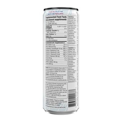 Sparkling Arctic Vibe Energy Drink