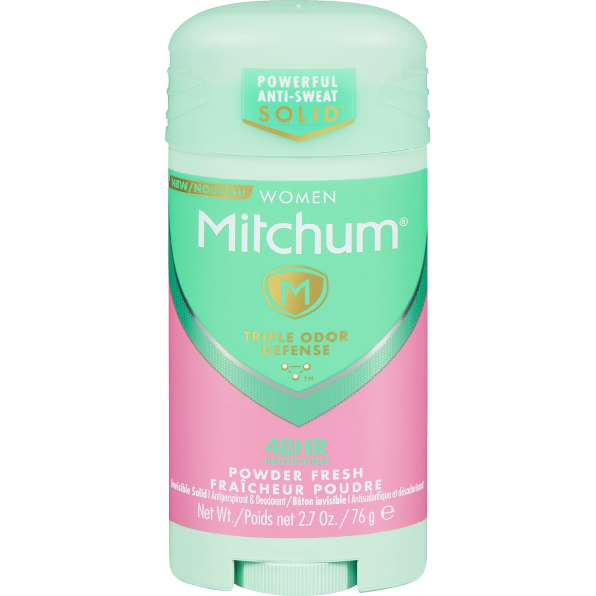 Mitchum Women Invisible Solid Antiperspirant & Deodorant Powder Fresh 76 g, $11.17/100g