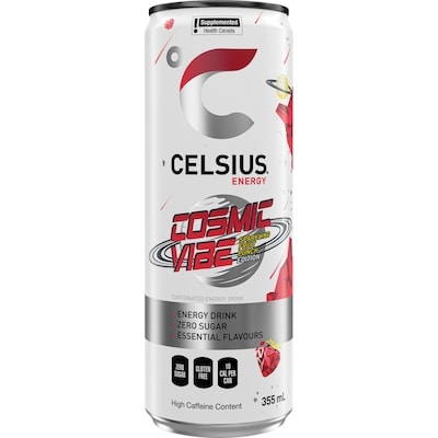 Celsius Cosmic Vibe Energy Drink 12-Pack 12x355.0 ml, $0.77/100ml