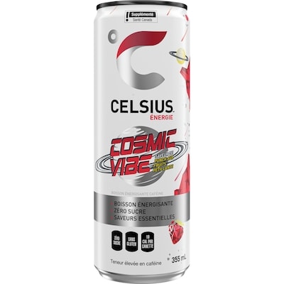 Celsius Cosmic Vibe paquet de 12 12x355.0 ml, 0,77 $/100ml