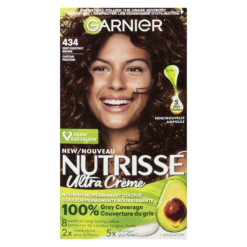 Nutrisse Ultra Crème Nourishing Permanent Colour 434 Deep Chestnut Brown