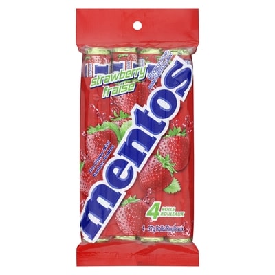 Mentos The Chewy Mint Strawberry 4 ea, $1.25/1ea