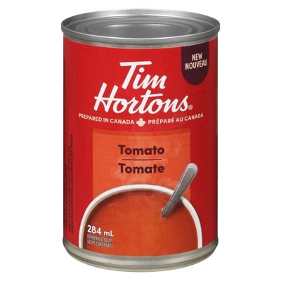 Tim Hortons Soupe condensée tomate 284 ml, 0,70 $/100ml