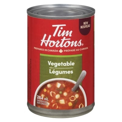 Tim Hortons Soupe condensée légumes 284 ml, 0,70 $/100ml
