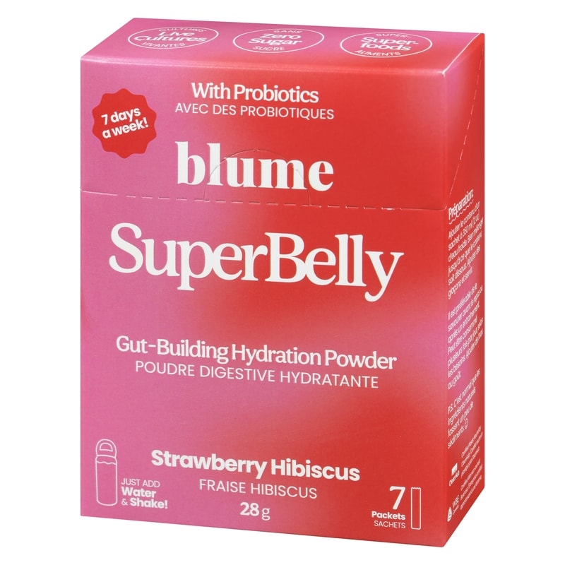 Superbelly Gut-Building Hydration Powder Strawberry Hibiscus