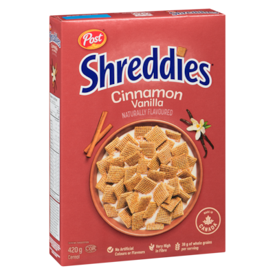 Shreddies Cereal Cinnamon Vanilla