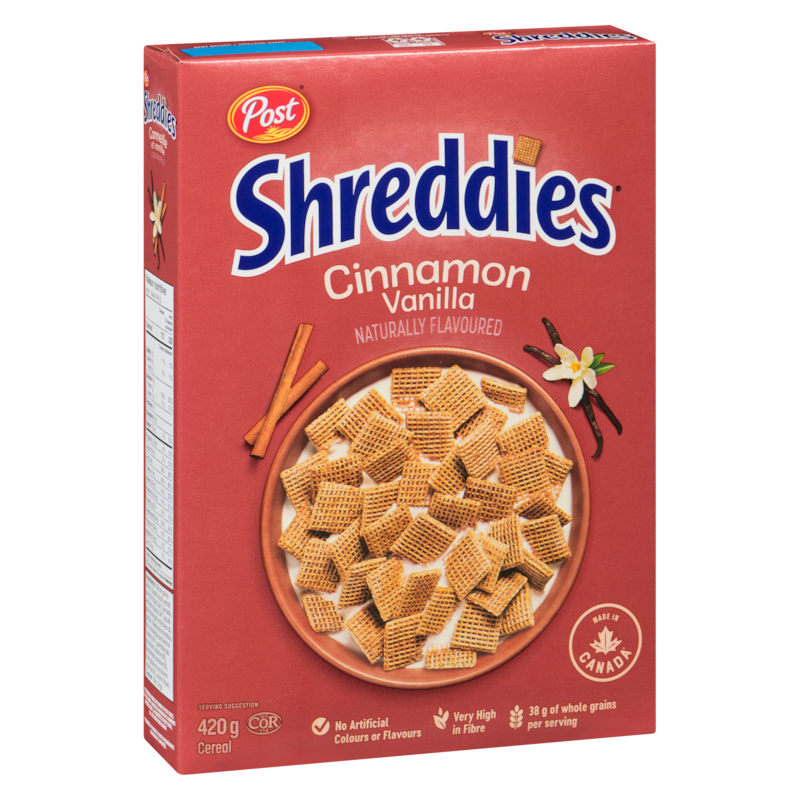 Shreddies Cereal Cinnamon Vanilla