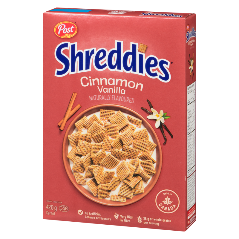 Shreddies Cereal Cinnamon Vanilla