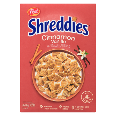 Shreddies Cereal Cinnamon Vanilla