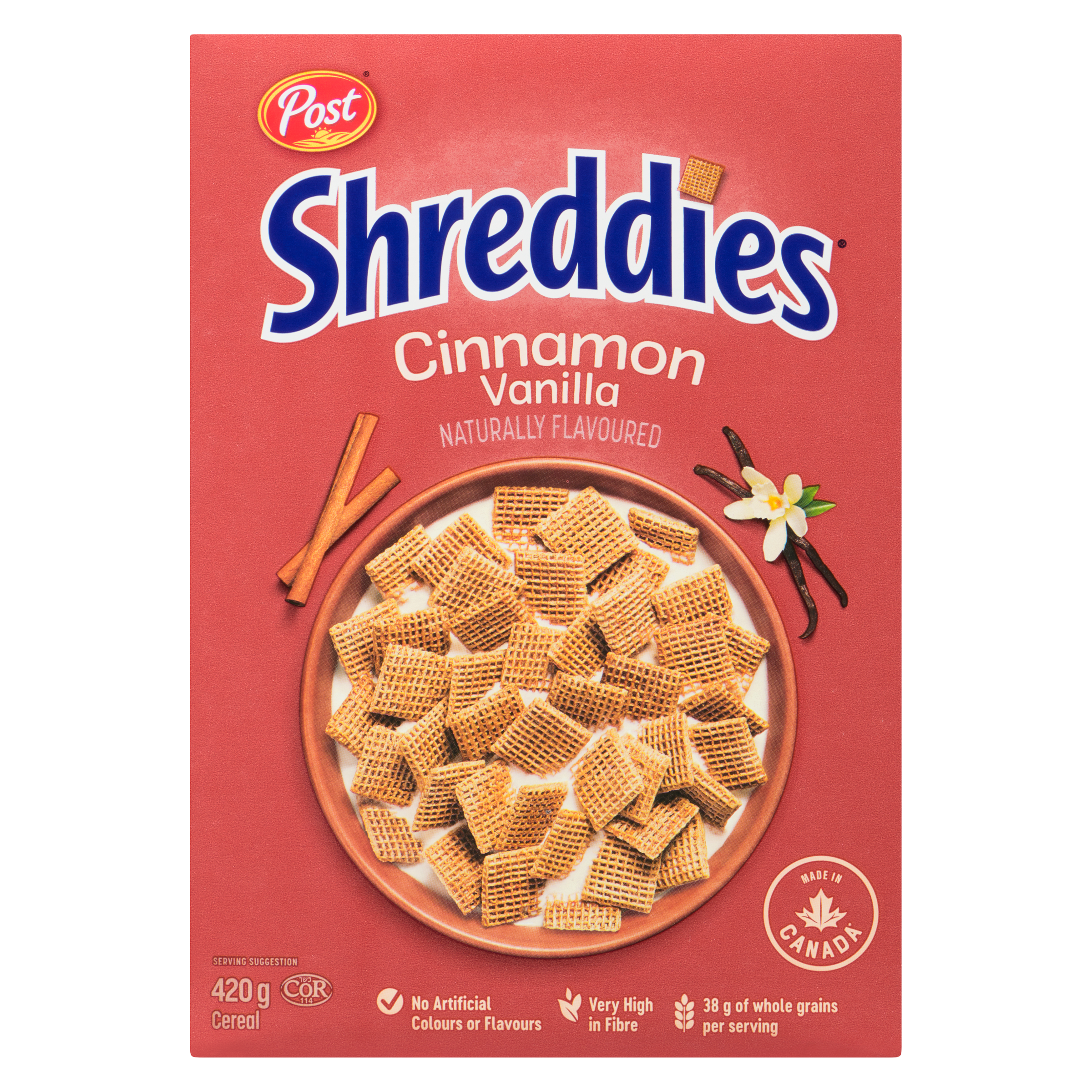 Shreddies Cereal Cinnamon Vanilla