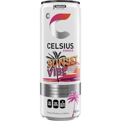 Celsius Sunset Vibe paquet de12 12x355.0 ml, 0,77 $/100ml