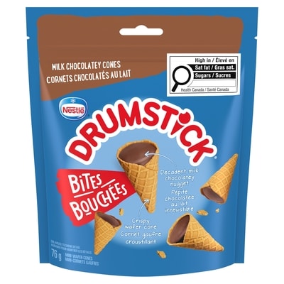 Nestlé Drumstick Bites, Milk Chocolatey Wafer Cone Bites 76 g, $8.28/100g