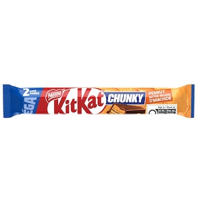 Nestlé Kitkat CHUNKY Beurre d’arachide, méga format 68 g, 2,94 $/100g
