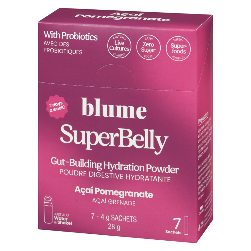 Superbelly Gut-Building Hydration Powder Açaí Pomegranate