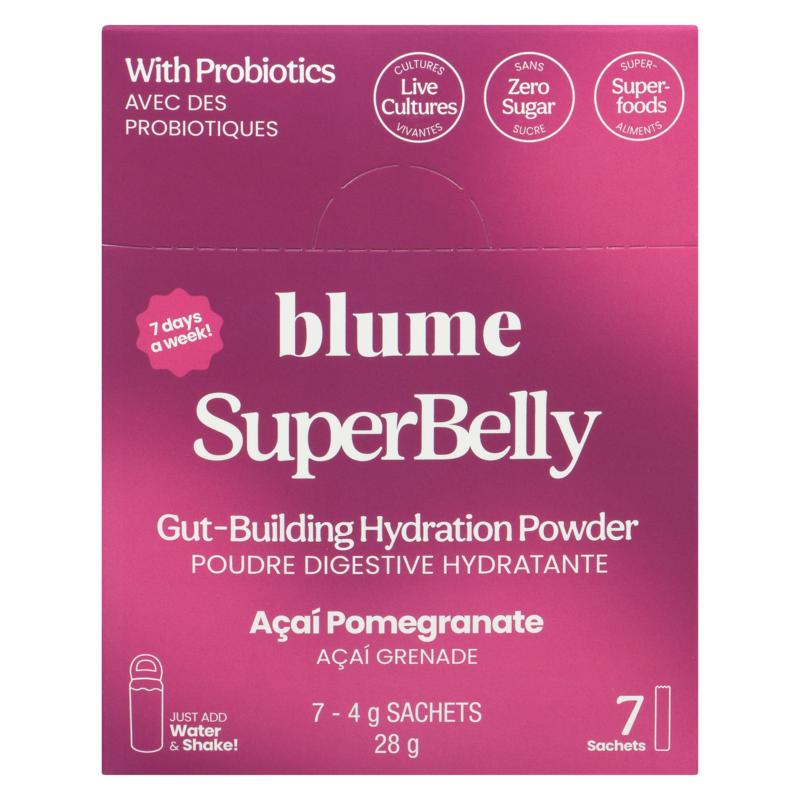 Superbelly Gut-Building Hydration Powder Açaí Pomegranate