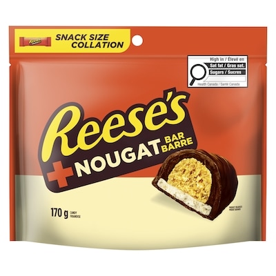Reese's Candy + Nougat Bar Snack Size 170 g, $3.24/100g