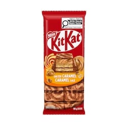 Nestlé Kitkat Tablt., gaufrettes KITKAT garnit. caram. sal. 99 g, 2,78 $/100g