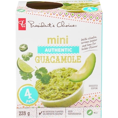 le Choix du Président Mini guacamole authentique 228 g, 2,63 $/100g