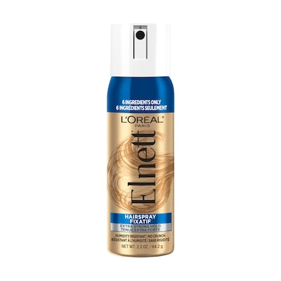 L'Oreal Paris Extra Strong Hold Hairspray, Elnett Satin Classic, Travel Size 64.2 g, $15.56/100g