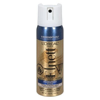 L’Oréal Elnett fixatif tenue extra forte 64.2 g, 14,02 $/100g