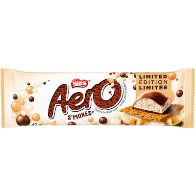 Nestlé Aero S’mores, Chocolat au lait 42 g, 3,57 $/100g