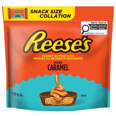Reese's With Caramel Snack Size 170 g, $4.11/100g
