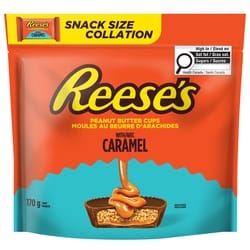 Reese’s Avec Caramel, Format Collation 170 g, 3,82 $/100g
