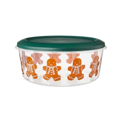 Everyday Essentials Contenant rond surdimensionné – bonhommes en pain d’épice  1 ea, 6,00 $/1ch